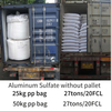 Escamas de sulfato de aluminio en polvo para tratamiento de agua 